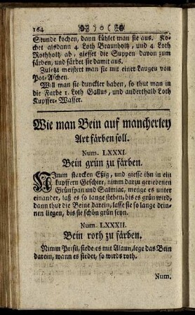Wie man Bein auf mancherley Art färben soll.