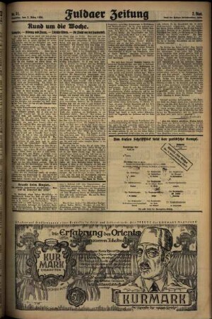 Zweite Ausgabe vom Sonntag, den 02. März 1930.