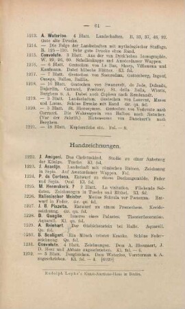 Handzeichnungen