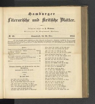 No. 41. 21. Mai 1853