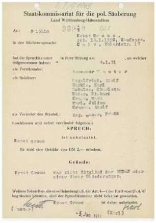 Gross, Ernst