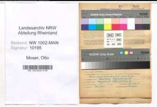 Entnazifizierung Otto Moser , geb. 05.03.1899 (Ingenieur)