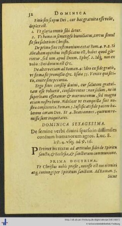 Dominica Sexagesima