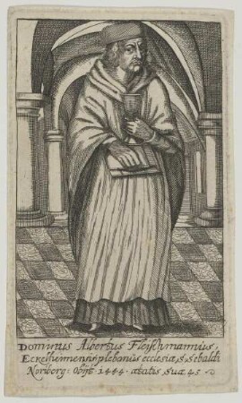 Bildnis des Albertus Fleischmannus