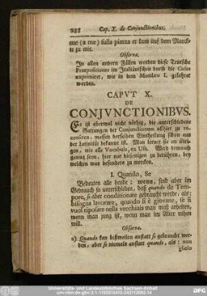 Caput X. De Coniunctionibus.