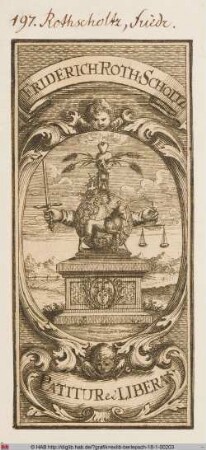 Exlibris des Friedrich Roth-Scholz