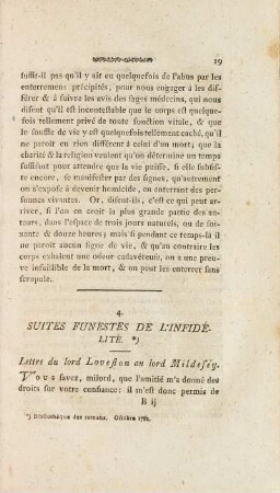 4. Suites Funestes De L'Infidélité.