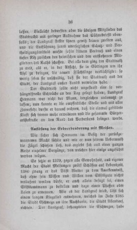Auflösung der Erbverbrüderung mit Meißen.