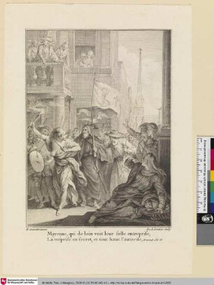 [Illustration zu einem Text von Voltaire - Ein Aufstand]