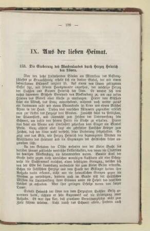 IX. Aus der lieben Heimat