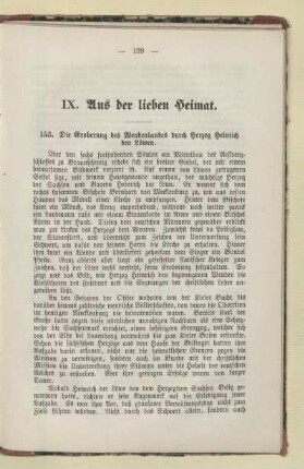 IX. Aus der lieben Heimat