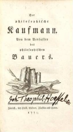 Der philosophische Kaufmann