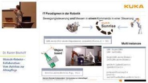 Mensch-Roboter-Kollaboration: Vom Autobau zur Altenpflege