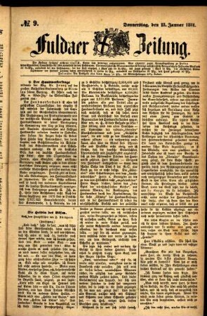 Ausgabe vom Donnerstag, den 13. Januar 1881.