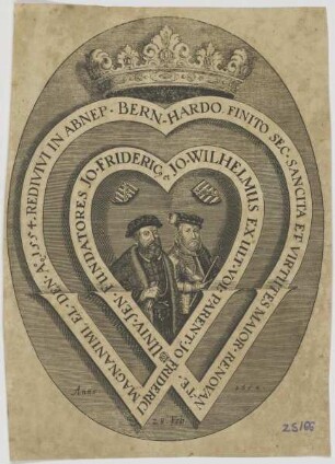 Doppelbildnis Jo. Fridericus et Jo. Wilhelmus