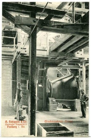 Freiberg. Düngerfabrik Schippan Mischmaschinenanlage