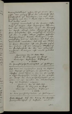 Anforderung eines Gutachtens bezüglich der Aufnahme des Sohnes des Buchhändlers Ruprecht in das Geschäft.