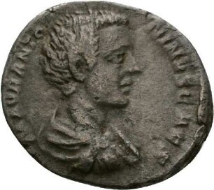 Denar für Caracalla mit Darstellung von Priestergerät