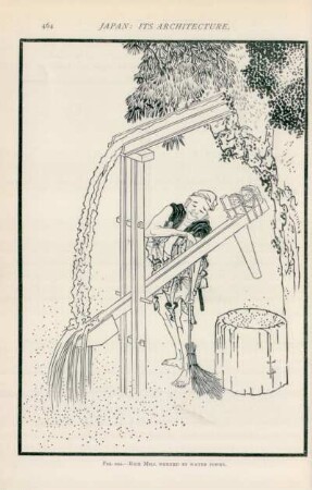 Fig. 202. - Rice mill worked by water power