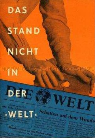 Auseinandersetzung mit einem Artikel der BRD-Zeitung "Die Welt" über das Handwerk in der DDR