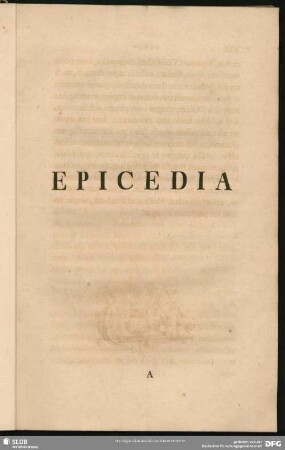 Epicedia
