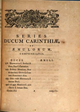 Specimen. Archontologiæ Carinthiæ