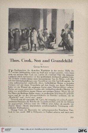 14: Thos. Cook, Son and Grandchild