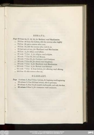 Glossary.