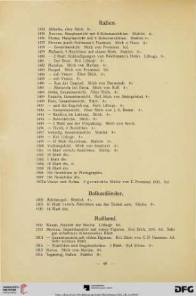 Italien (Nr. 1474-1507a)