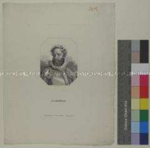 Porträt des portugiesischen Nationaldichters Luiz de Camoes
