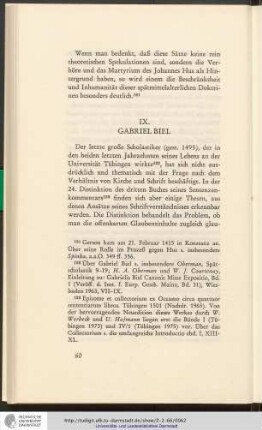 IX. Gabriel Biel