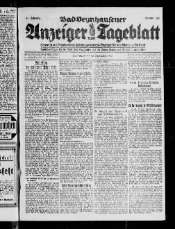 Bad Oeynhausener Anzeiger und Tageblatt. 1912-1934