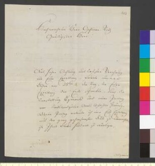 Brief von Bierey, Gottlob Benedikt an Goethe, Johann Wolfgang von
