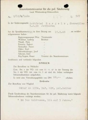 Haegele, Gottfried