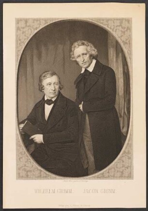 [Bildnis Wilhelm und Jacob Grimm] : Wilhelm Grimm : Jacob Grimm