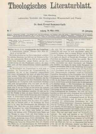 97-100 [Rezension] Dibelius, Martin, Die Formgeschichte des Evangeliums