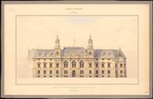 Rathaus, Wiesbaden: Ansicht 1:100