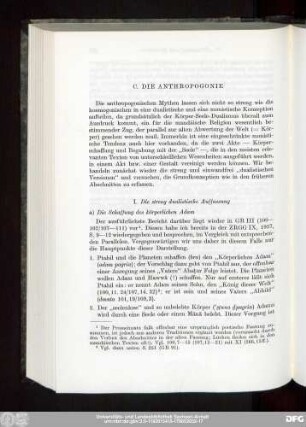 I. Die streng dualistische Auffassung