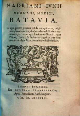 Batavia : [historia Bataviae]