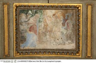 Arkadenbogen- und Apsiskalottendekoration mit typologischem Marienzyklus, Sieben Szenen aus dem Marienleben, Verkündigung