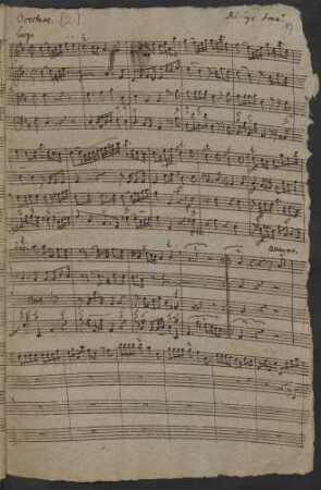 Ouvertüren; vl (2), vla, bc; D-Dur; GraunWV Av:XI:7