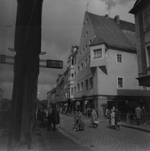 Freiberg. Eckhaus Korngasse Obermarkt (Südecke)