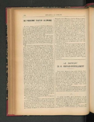 Le Rapport. De M- Gervais-Courtellemont.