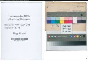 Entnazifizierung Rudolf Flug , geb. 11.06.1889 (Geschaeftsfuehrer)