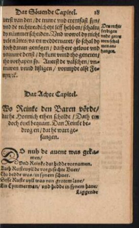Dat Achte Capitel.