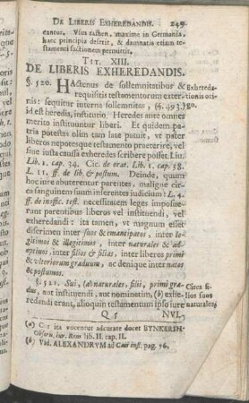 Tit. XIII. De Liberis Exheredandis.