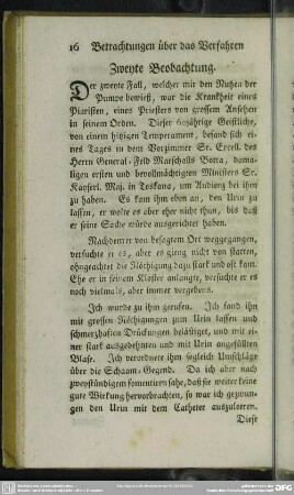 Zweyte Beobachtung