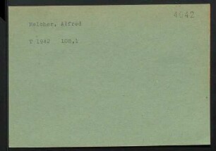 Melcher, Alfred