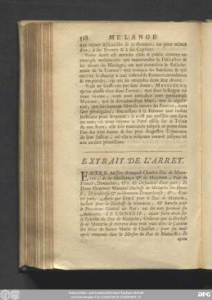 Extrait De L'Arret.
