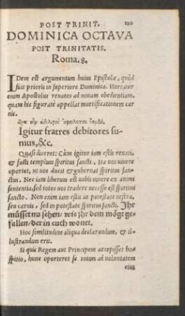 Dominica Octava Post Trinitatis.